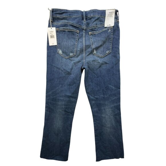 Sam Edelman Womens Stiletto Crop Boot Jeans Size 14/32 High Rise Blue Denim - Picture 12 of 16